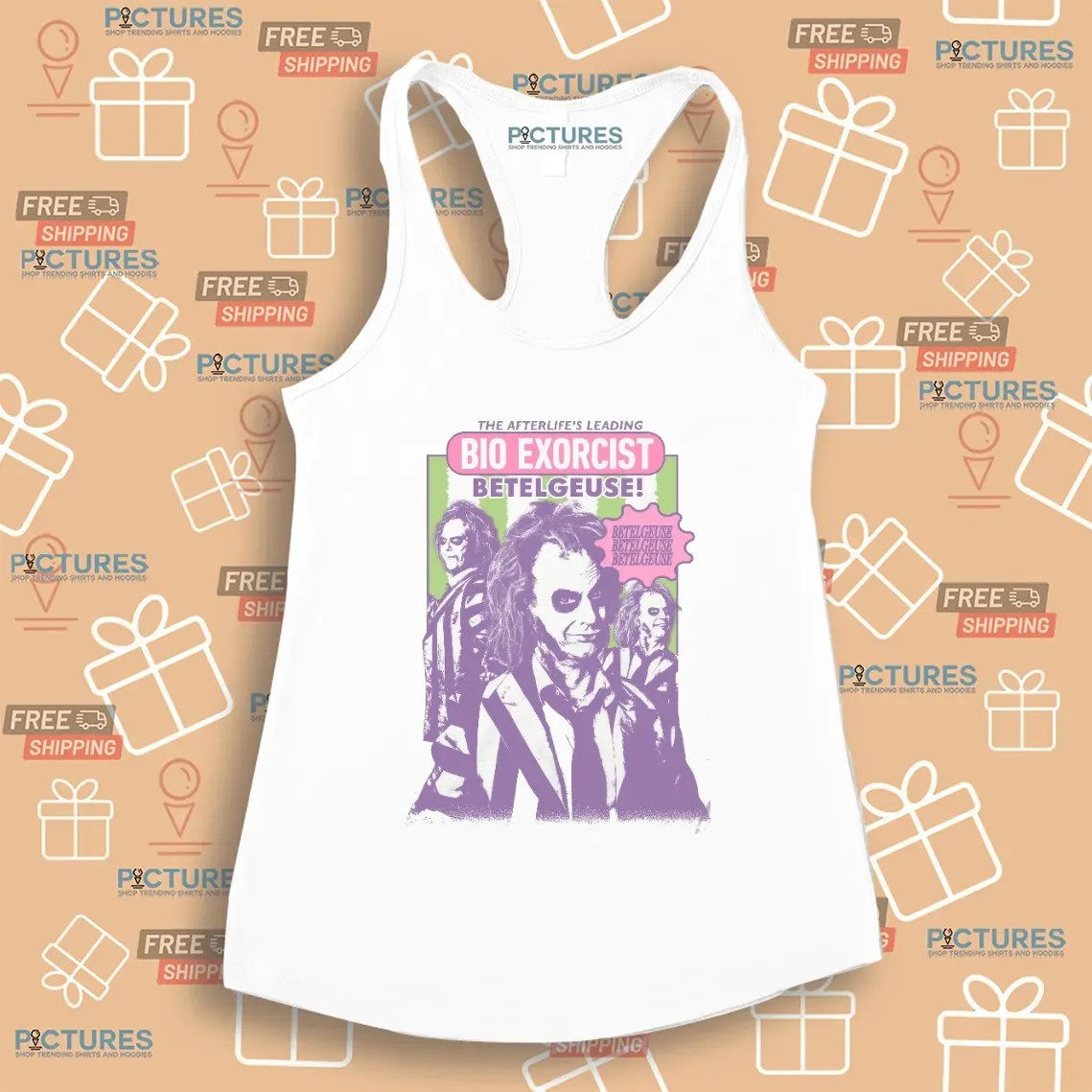 The Afterlife's Leading Bio Exorcist Beetlejuice Horror Movie T Shirt The Afterlife's Leading Bio Exorcist Beetlejuice Horror Movie T Shirt