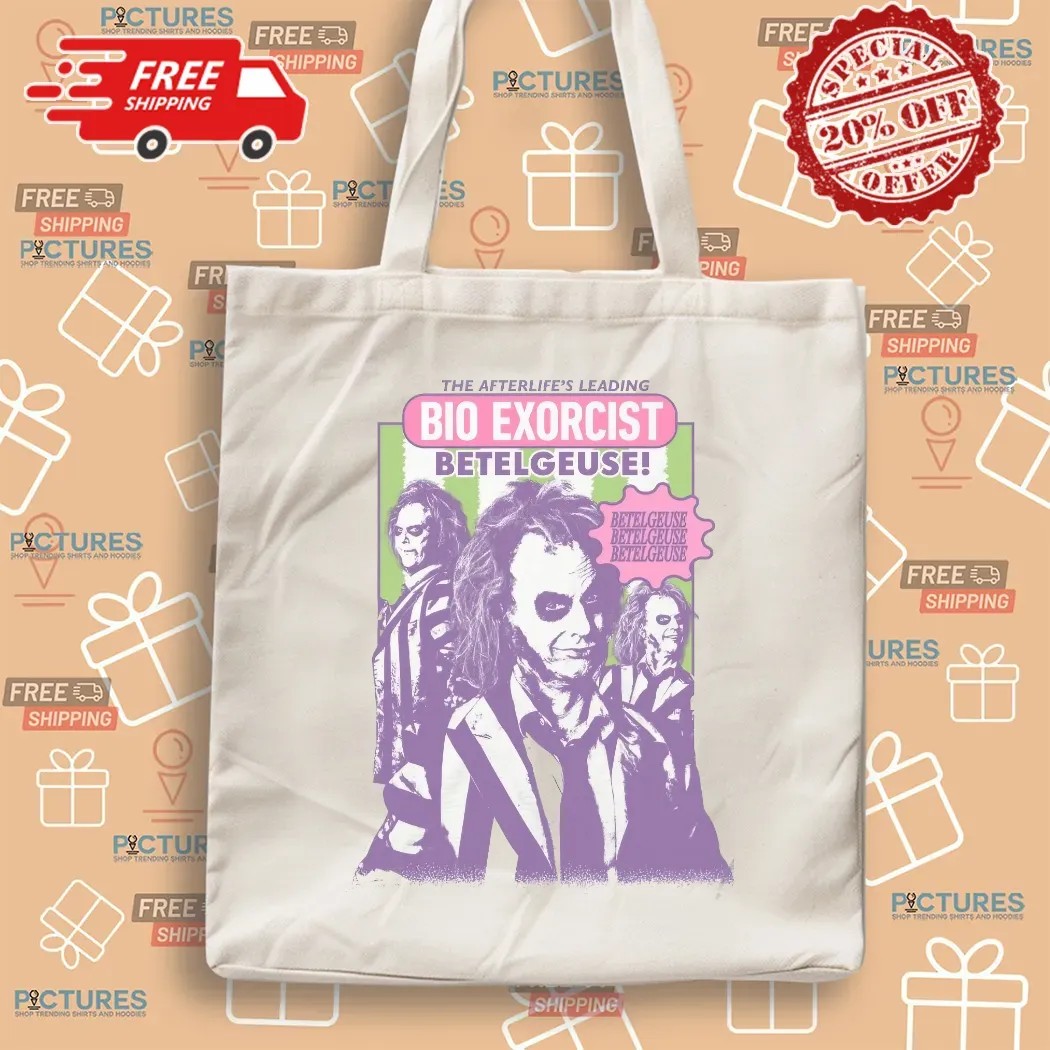 The Afterlife's Leading Bio Exorcist Beetlejuice Horror Movie T Shirt The Afterlife's Leading Bio Exorcist Beetlejuice Horror Movie T Shirt