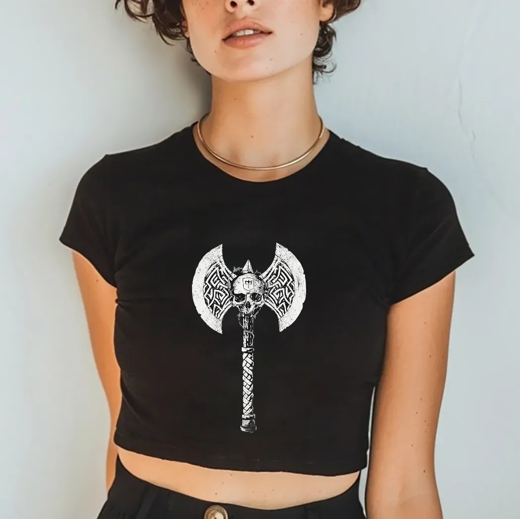 The Battle Axe Conquering Barbell Shirt The Battle Axe Conquering Barbell Shirt