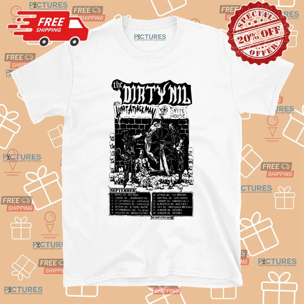 The Dirty Nil September Tour 2025 Poster T Shirt