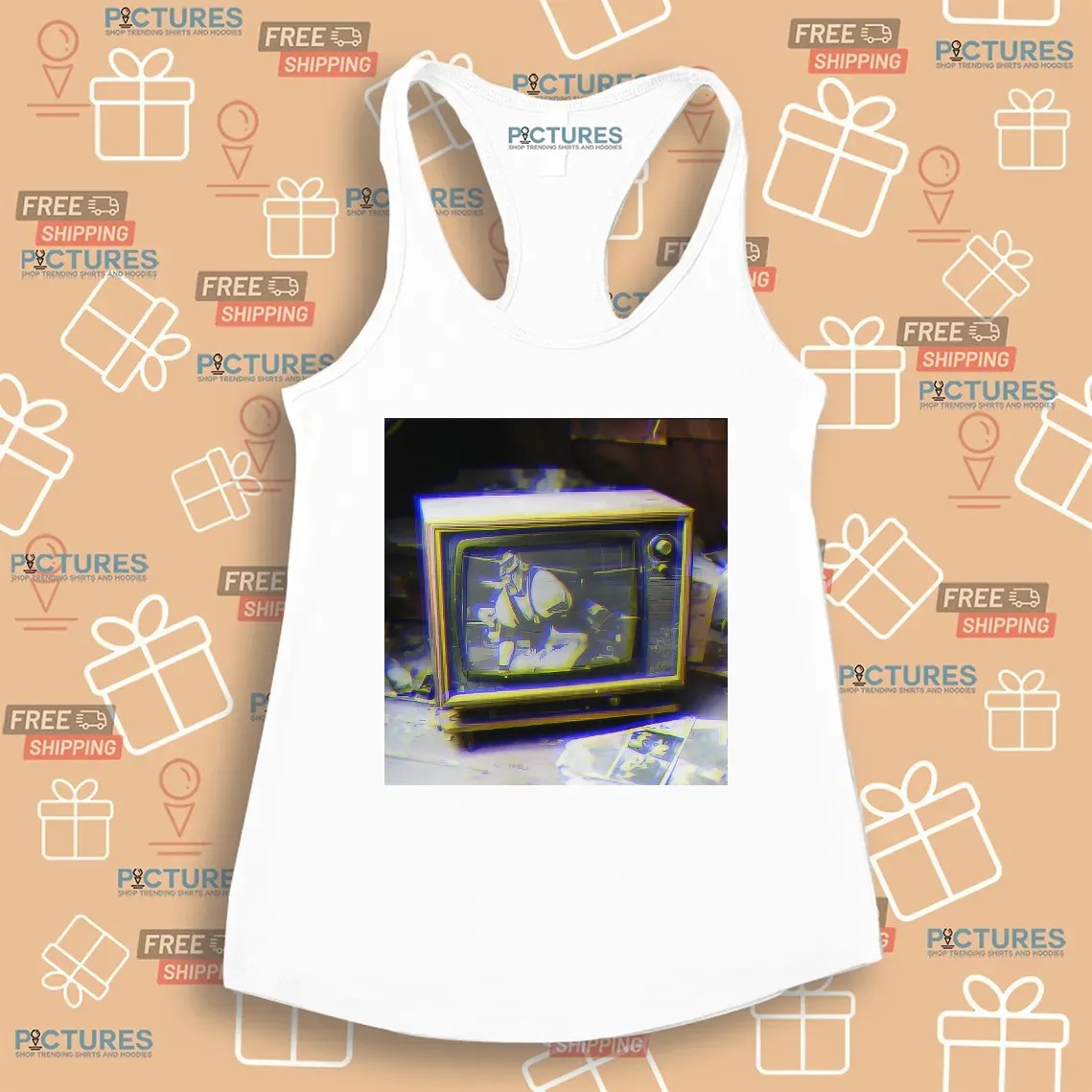The Face Collector Jared Savage Violent Visuals Tv Vintage T Shirt