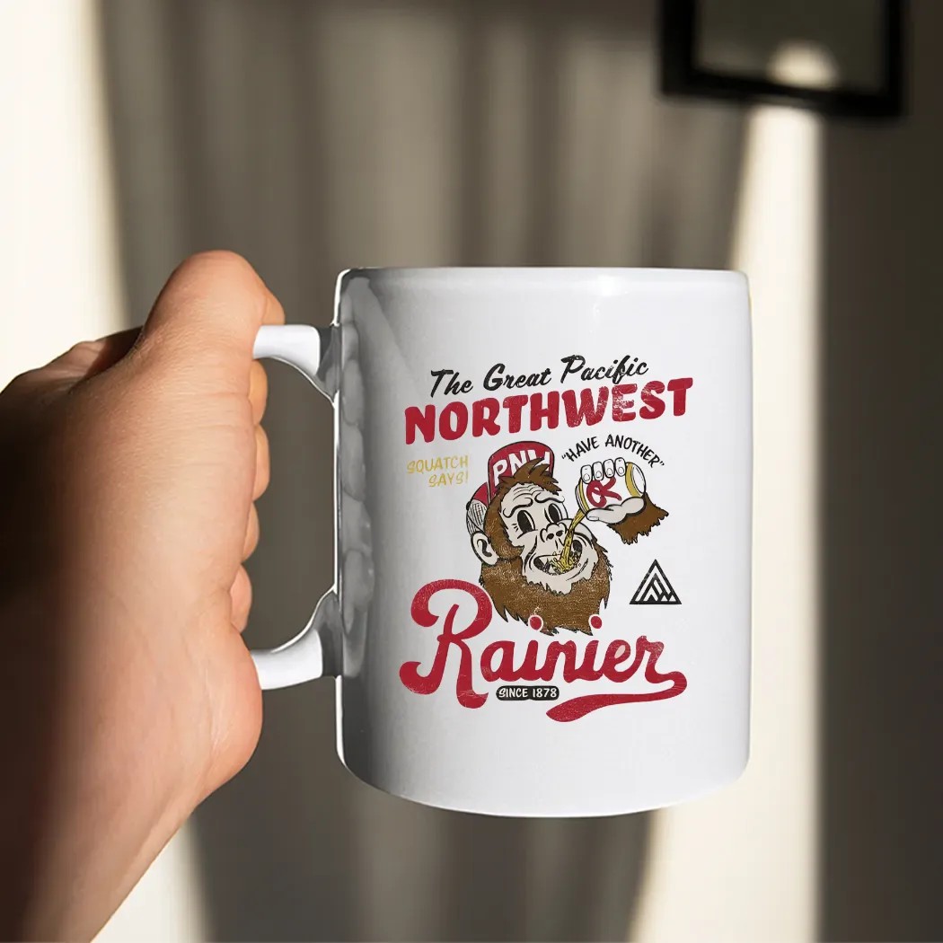 The Great Pacific Northwest Squatch Says Have Another Rainier Shirt