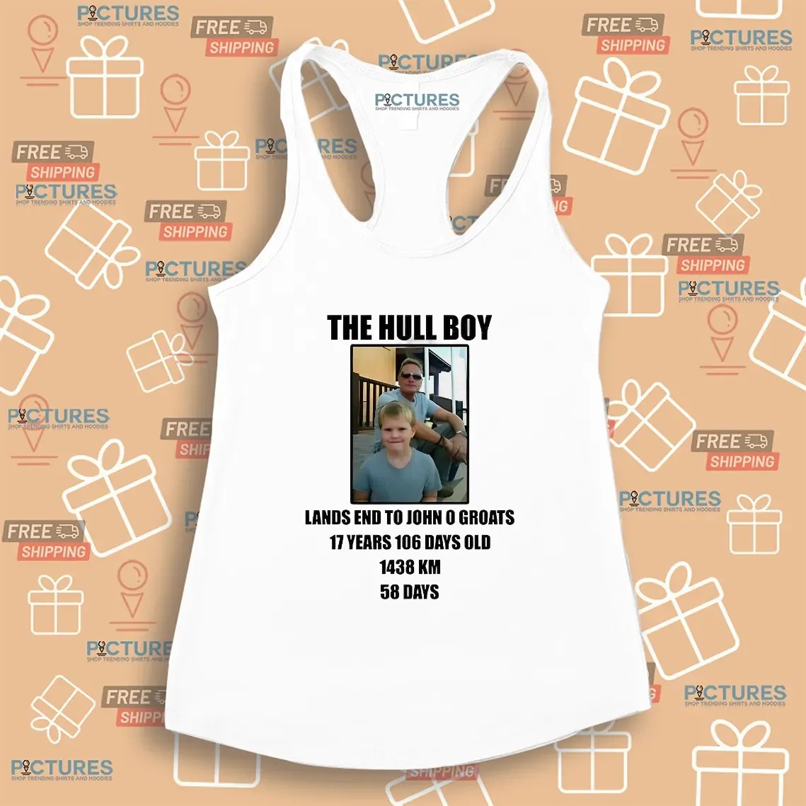 The Hill Boy Lands End To John O’groats 17 Years 106 Days Old 1438 Km 58 Days T Shirt
