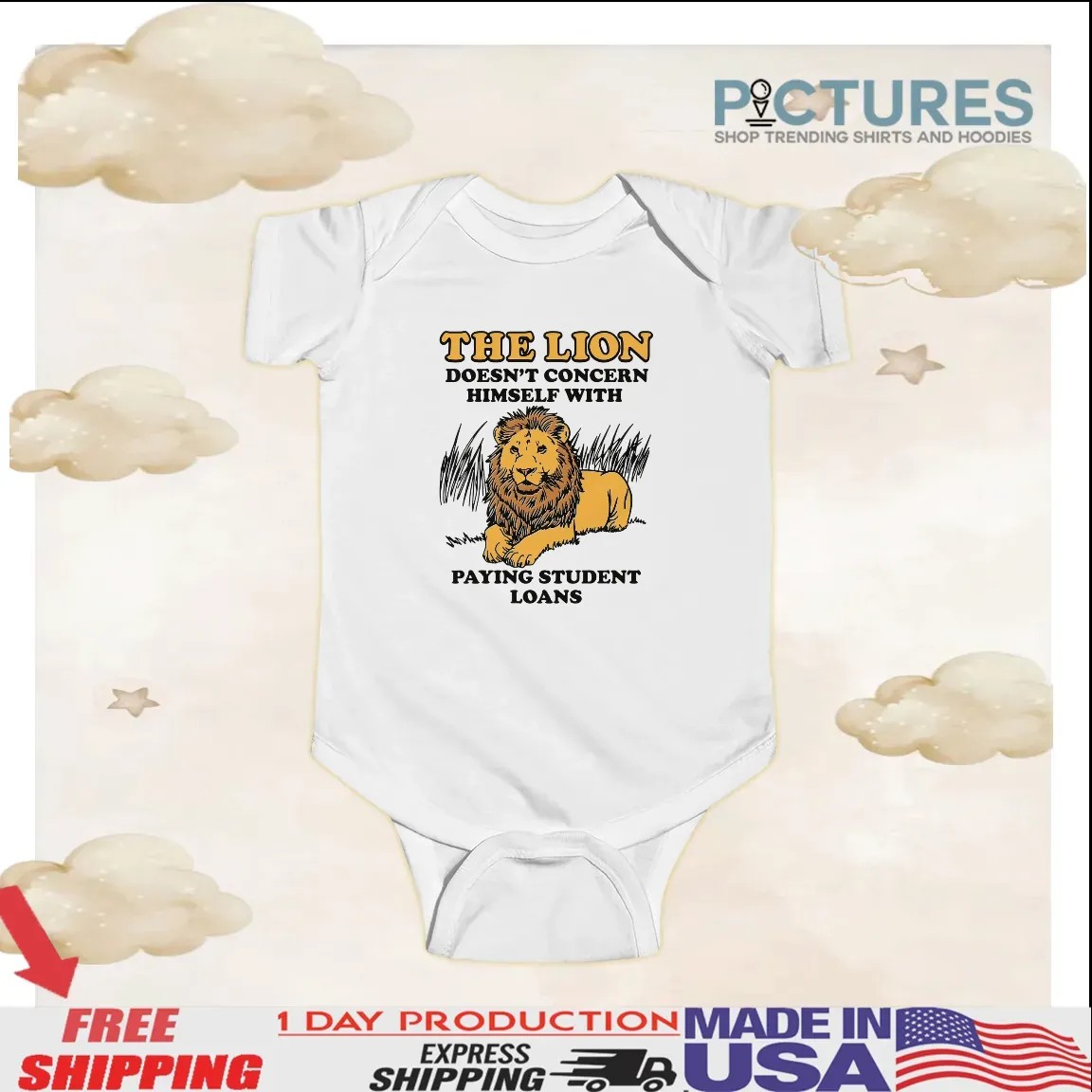 The Lion Doesn't Concern Himself With Paying Student Loans Meme T Shirt