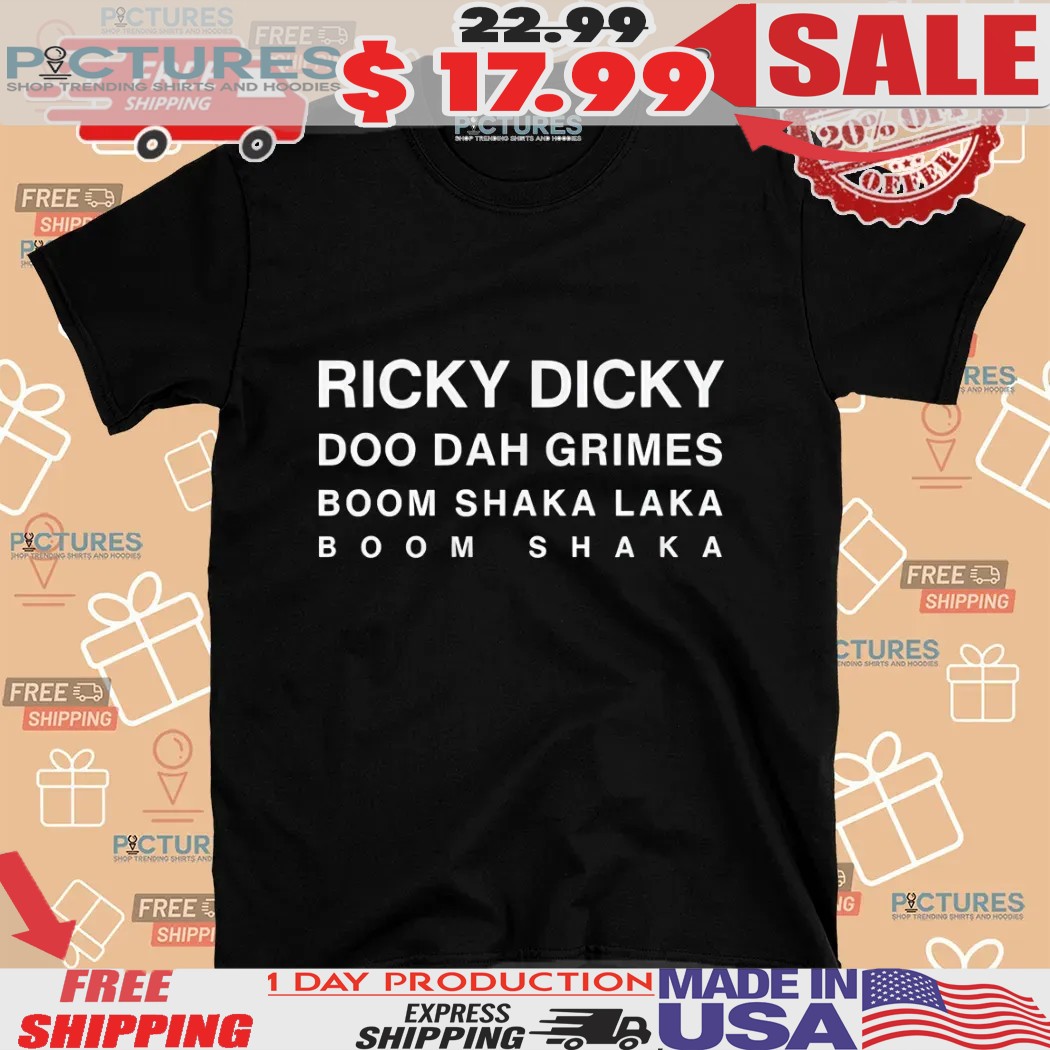The Walking Dead Ricky Dicky Doo Dah Grimes Boom Shaka Laka Shirt