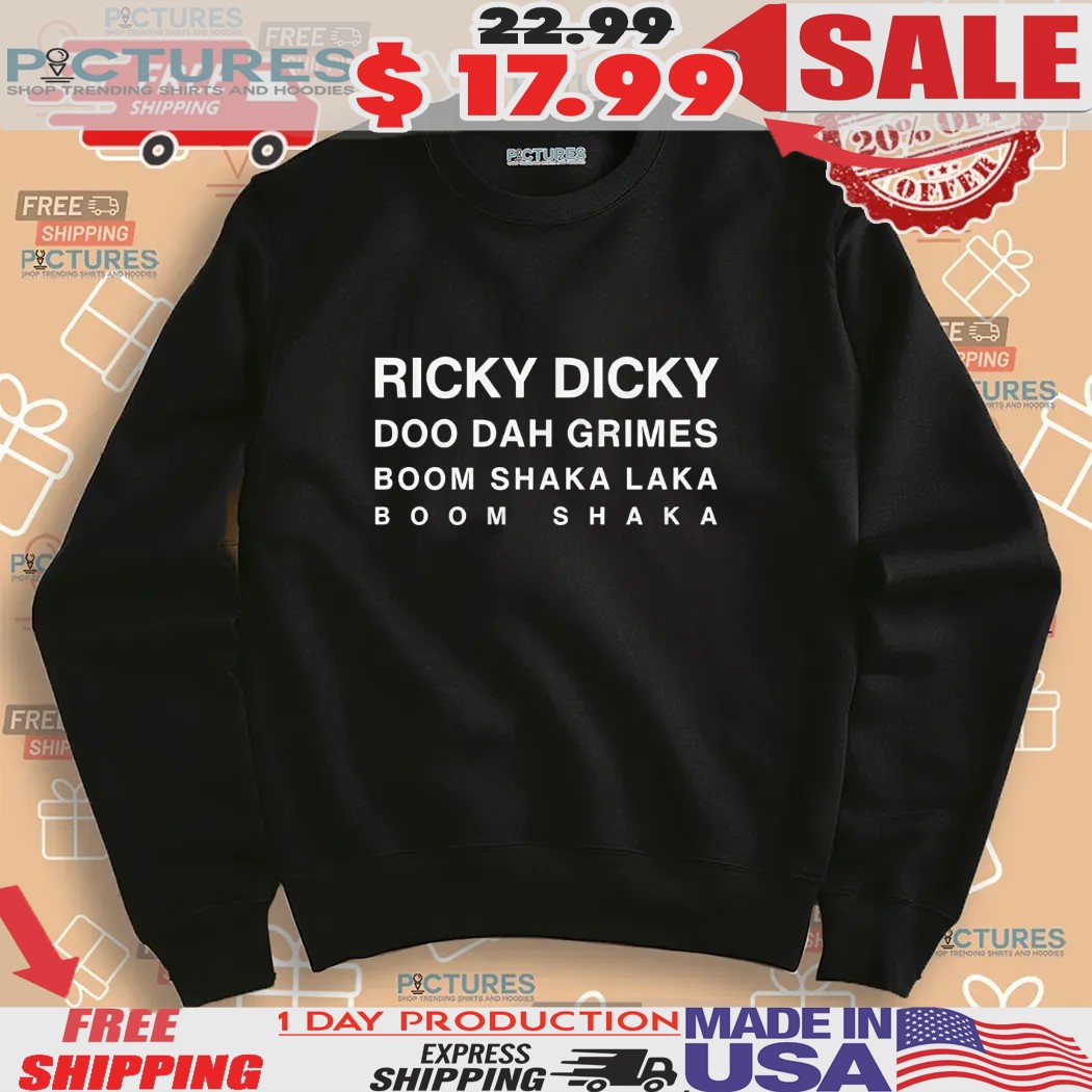 The Walking Dead Ricky Dicky Doo Dah Grimes Boom Shaka Laka Shirt