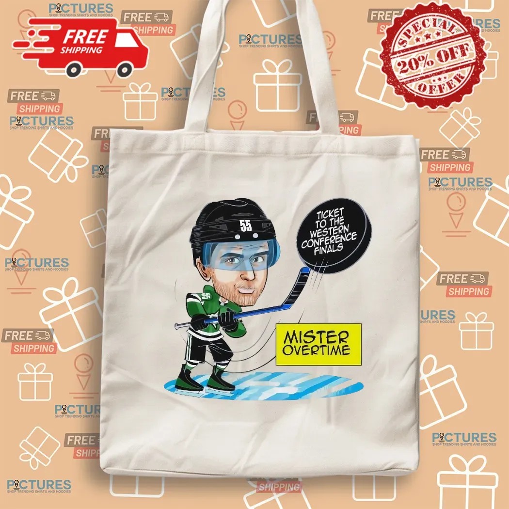 Thomas Harley Dallas Stars Mister Overtime Ticket To The Western Conference Finals Cartoon T Shirt
