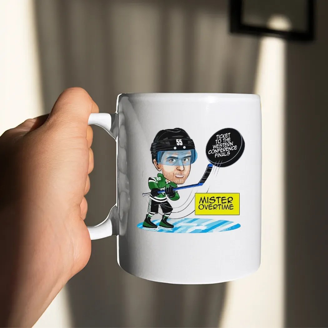 Thomas Harley Dallas Stars Mister Overtime Ticket To The Western Conference Finals Cartoon T Shirt