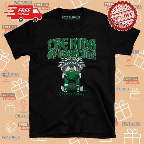 Thomas Harley Dallas Stars The King of Overtime T Shirt