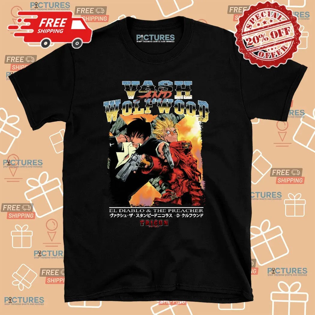 Trigun Vash And Wolfwood Shirt