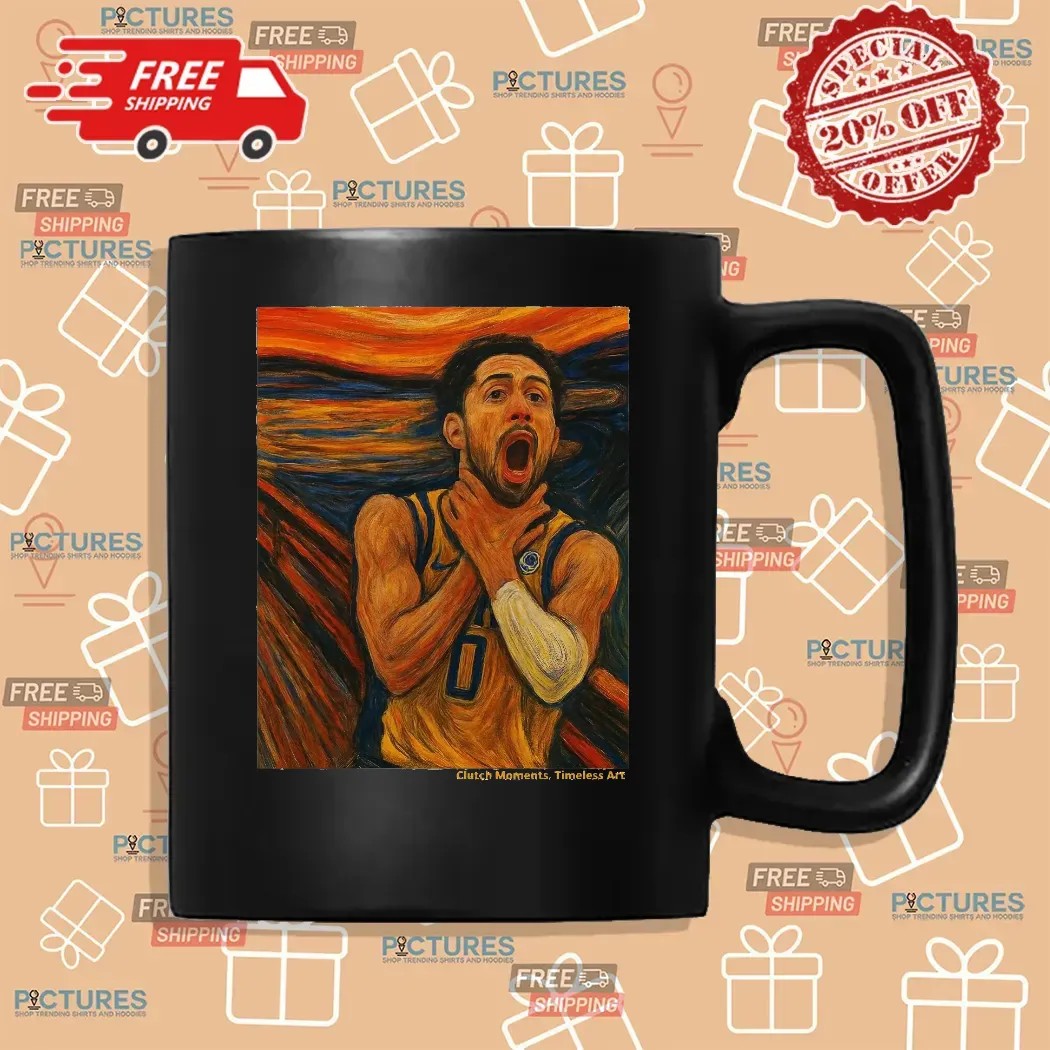 Tyrese Haliburton Indiana Basketball Game Winner Reggie Miller Tribute x The Scream Art Clutch Moments Timeless Art T Shirt