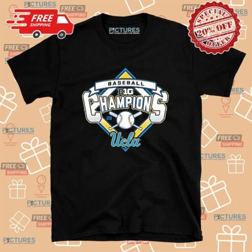 UCLA Bruins 2025 Big Ten Baseball Regular Season Champions T Shirt
