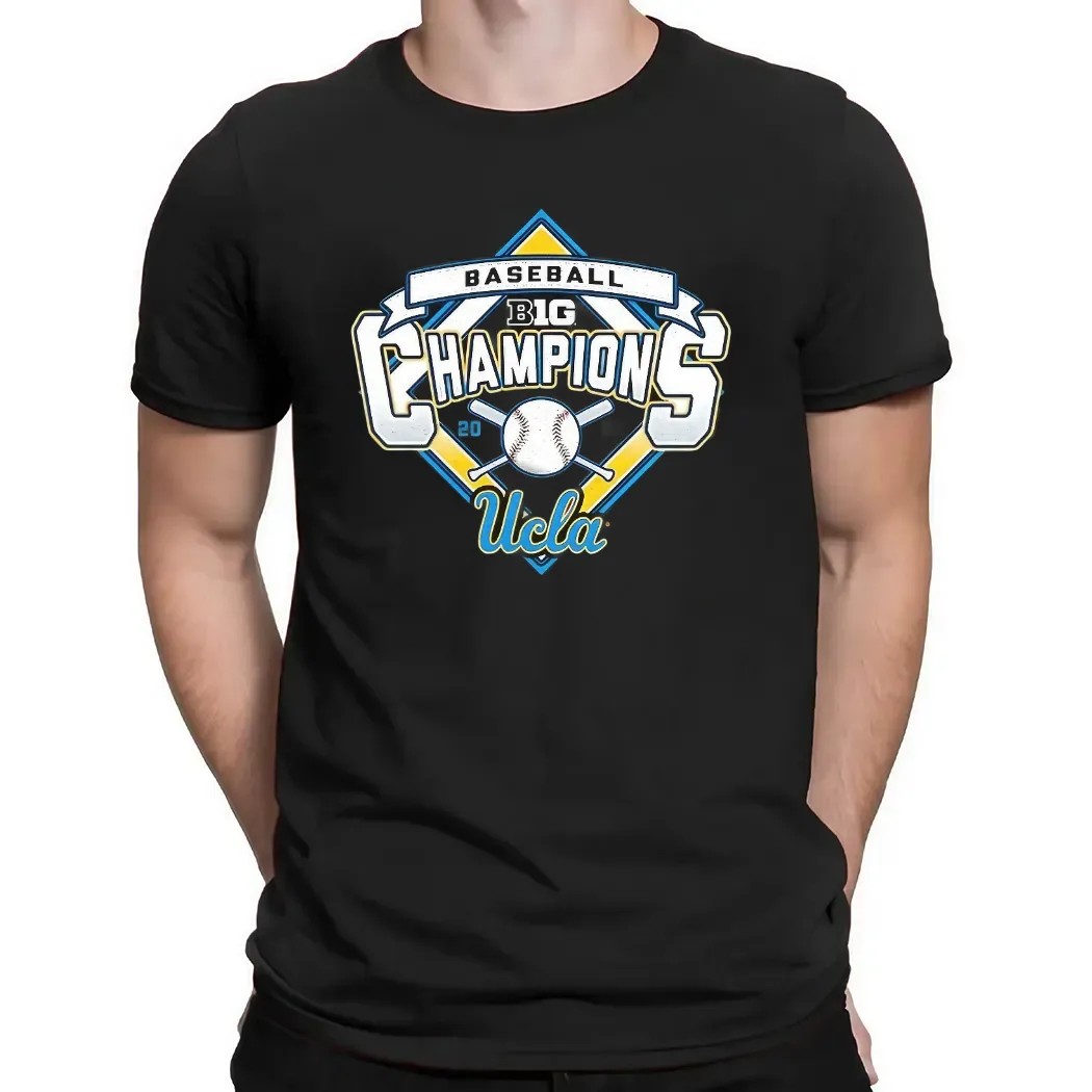 UCLA Bruins 2025 Big Ten Baseball Regular Season Champions T Shirt
