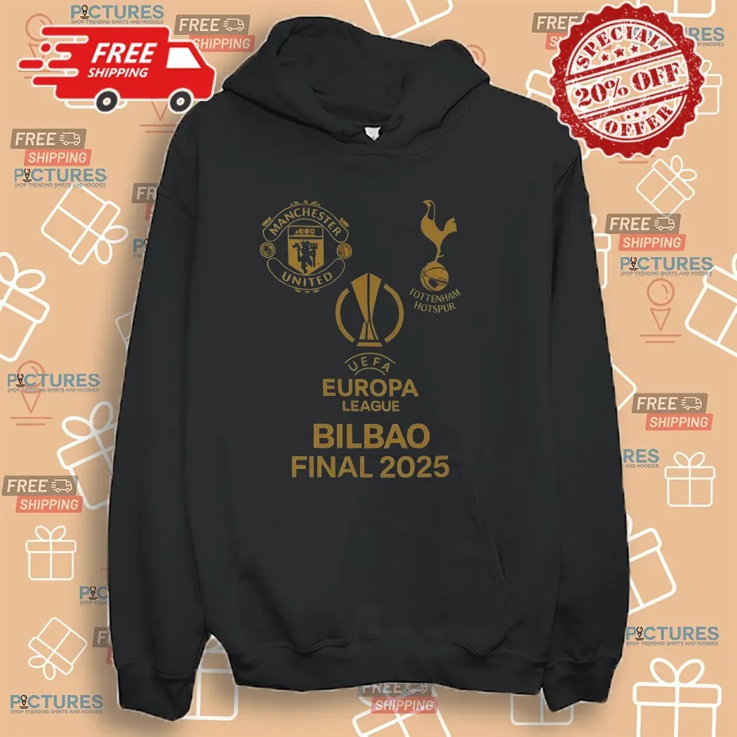 UEFA Europa League Final 2025 Manchester United vs Tottenham Hotspur Graphic Football Shirt