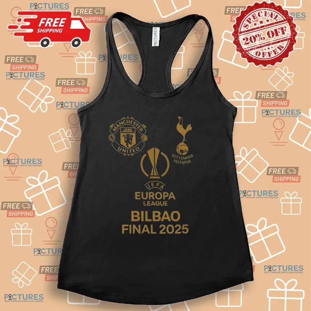UEFA Europa League Final 2025 Manchester United vs Tottenham Hotspur Graphic Football Shirt