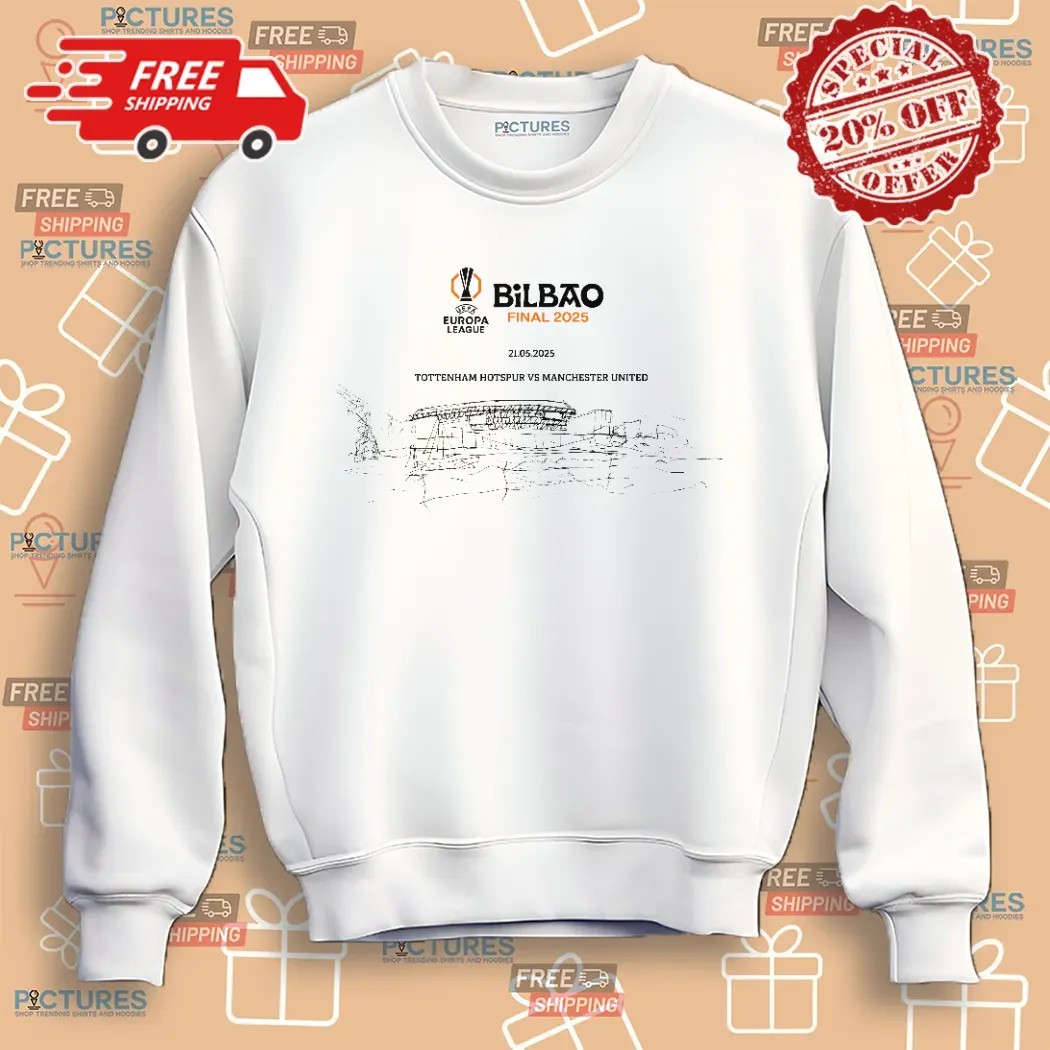 UEFA Europa League Final 2025 Tottenham Hotspur vs Manchester United Bilbao Stadium Shirt
