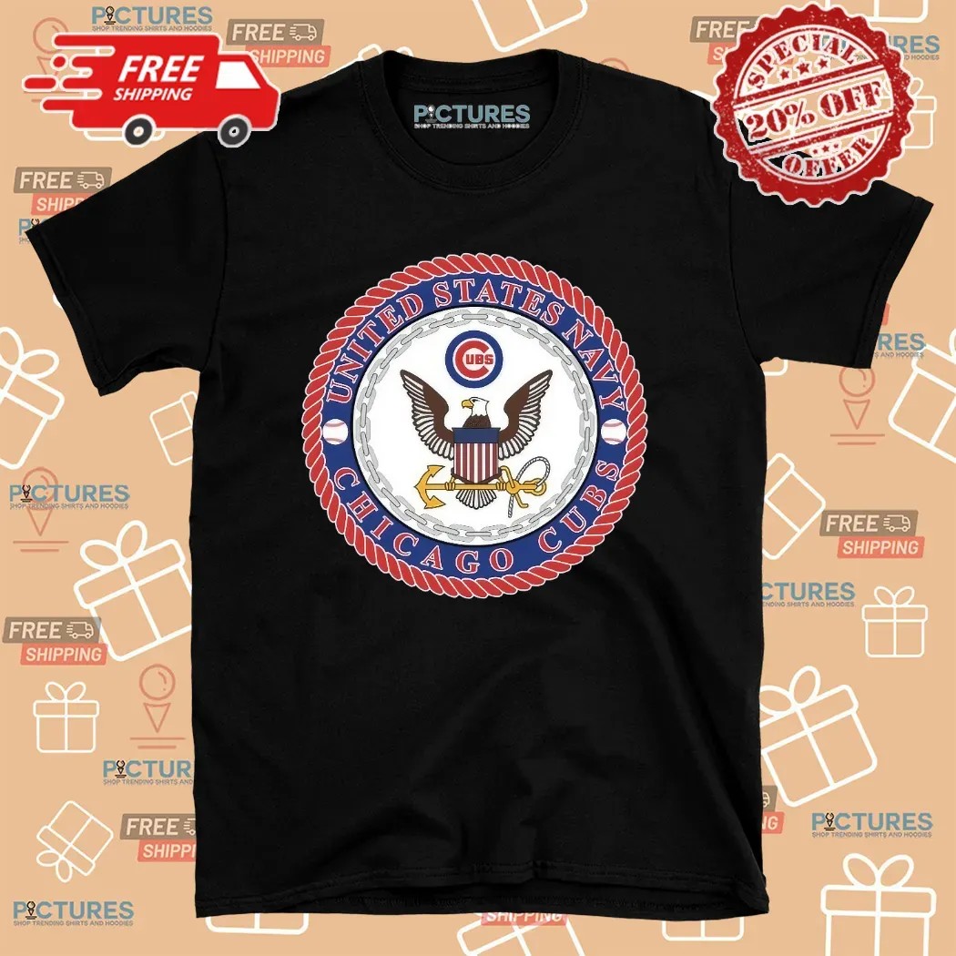 United State Navy Chicago Cubs Logo Shirt