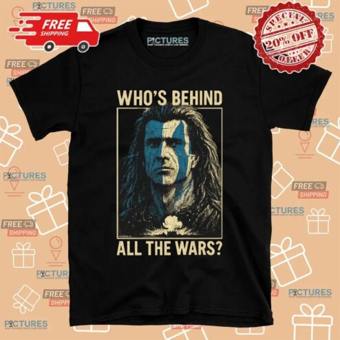 Who's Behind All The Wars T Shirt