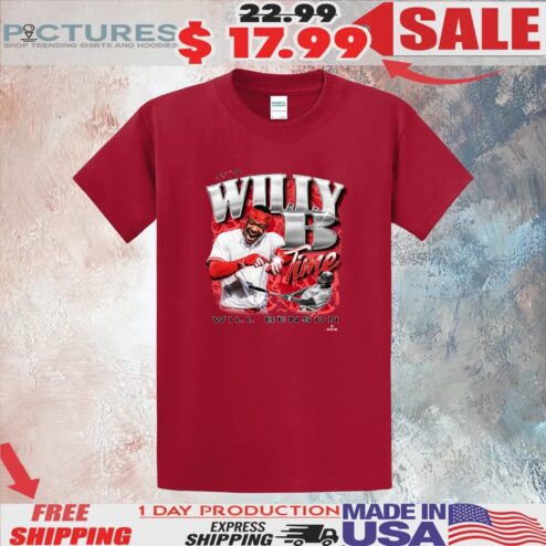 Will Benson Cincinnati Reds It's Willy B Time T Shirt
