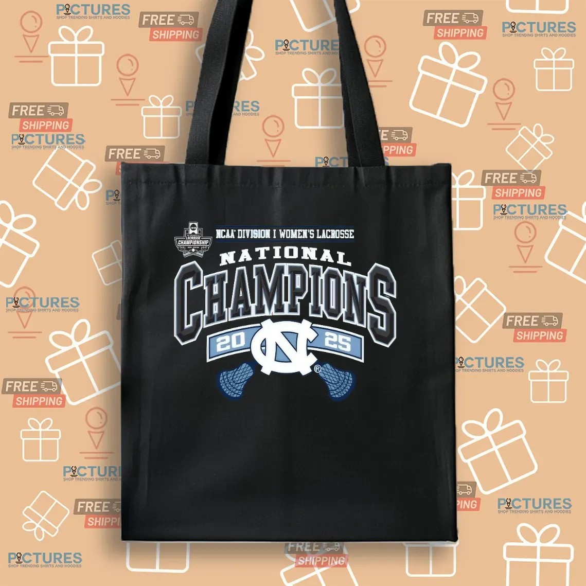 Women’s Lacrosse National Champions North Carolina Tar Heels Bound T Shirt