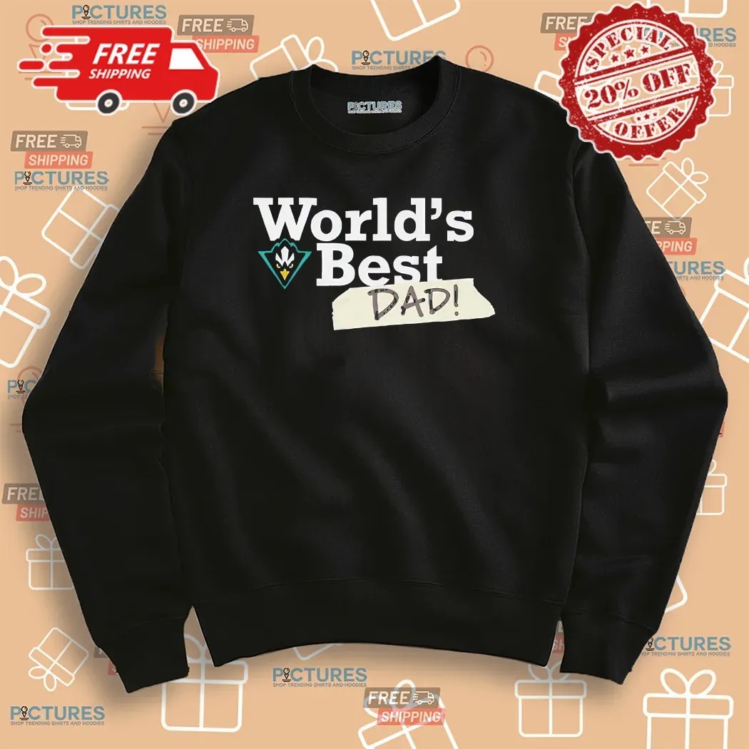 World's Best Dad UNC Wilmington Seahawks Shirt World's Best Dad UNC Wilmington Seahawks Shirt