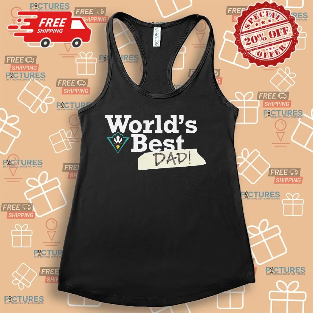 World's Best Dad UNC Wilmington Seahawks Shirt World's Best Dad UNC Wilmington Seahawks Shirt