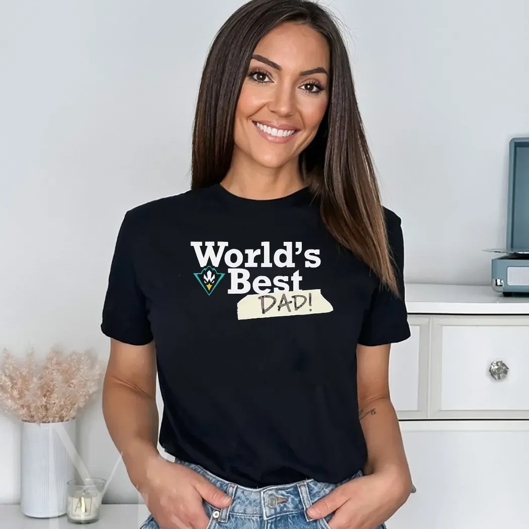 World's Best Dad UNC Wilmington Seahawks Shirt World's Best Dad UNC Wilmington Seahawks Shirt