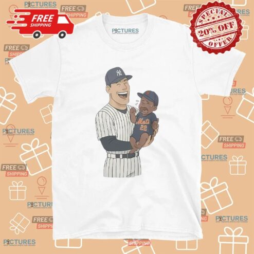 Yankees Holding Crying Mets Baby Baseball T Shirt