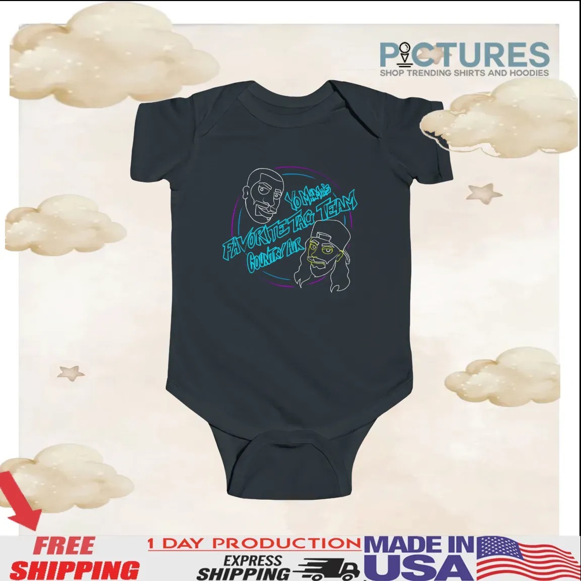 Yo Mama's Favorite Tag Team Country Air Back In Business T Shirt