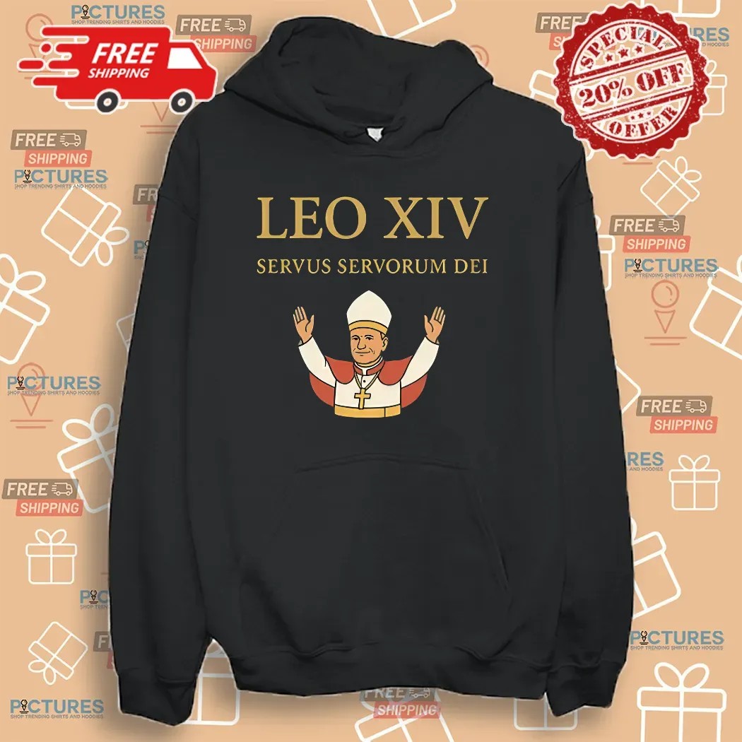 imaPope Leo XIV Servus Servorum Dei Papal Motto Catholic Shirt