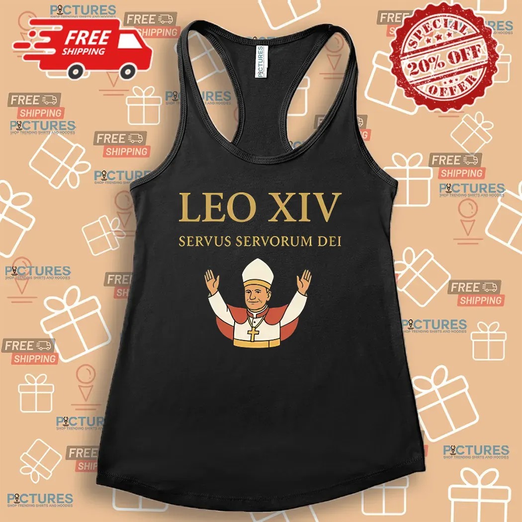 imaPope Leo XIV Servus Servorum Dei Papal Motto Catholic Shirt