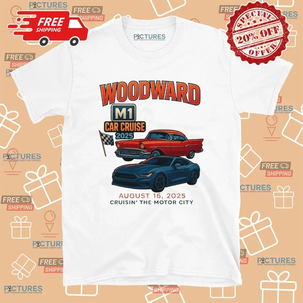 2025 Woodward M1 Car Cruise 2025 T Shirt