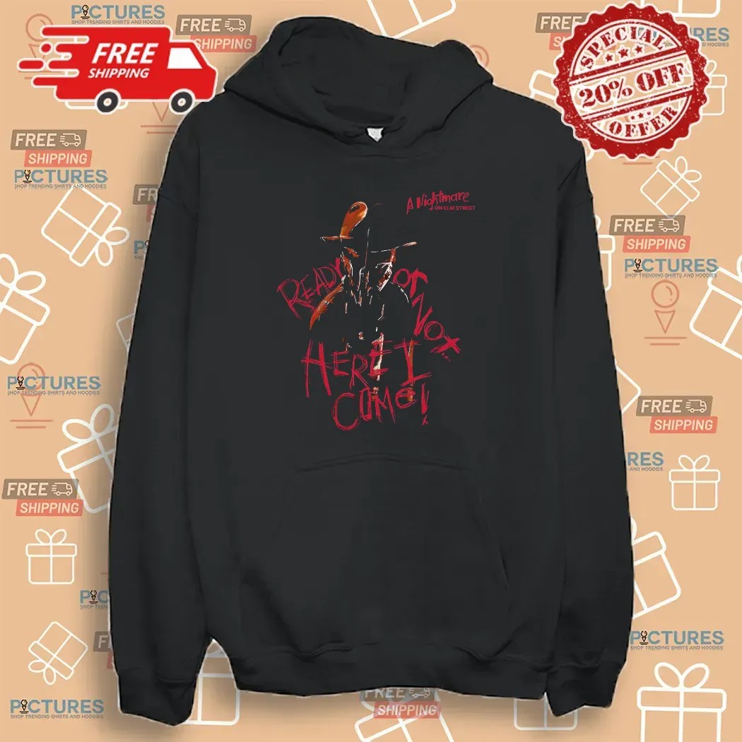 A Nightmare On Elm Street Ready Or Not Here I Come T Shirt