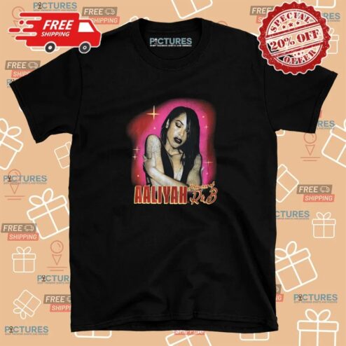 Aaliyah Princess Of R&B Graphic Portrait T Shirt