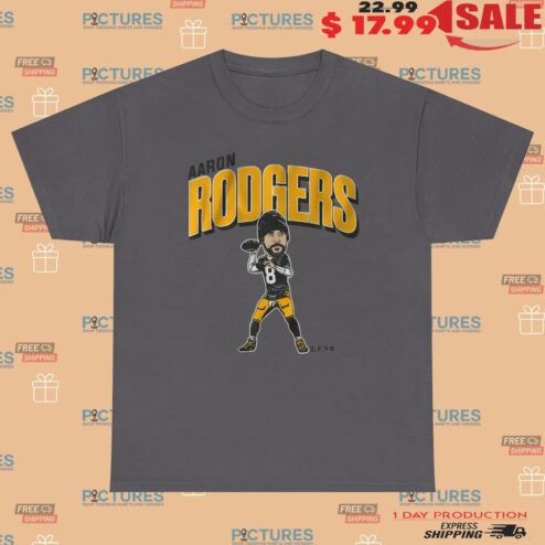 Aaron Rodgers Pittsburgh Steelers Caricature T Shirt