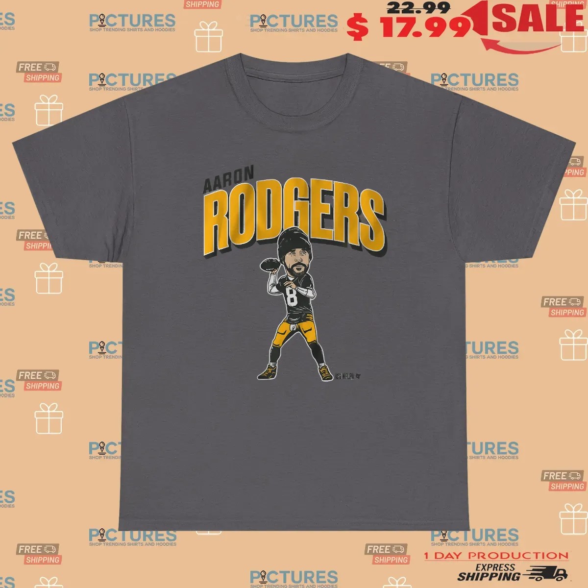 Aaron Rodgers Pittsburgh Steelers Caricature T Shirt