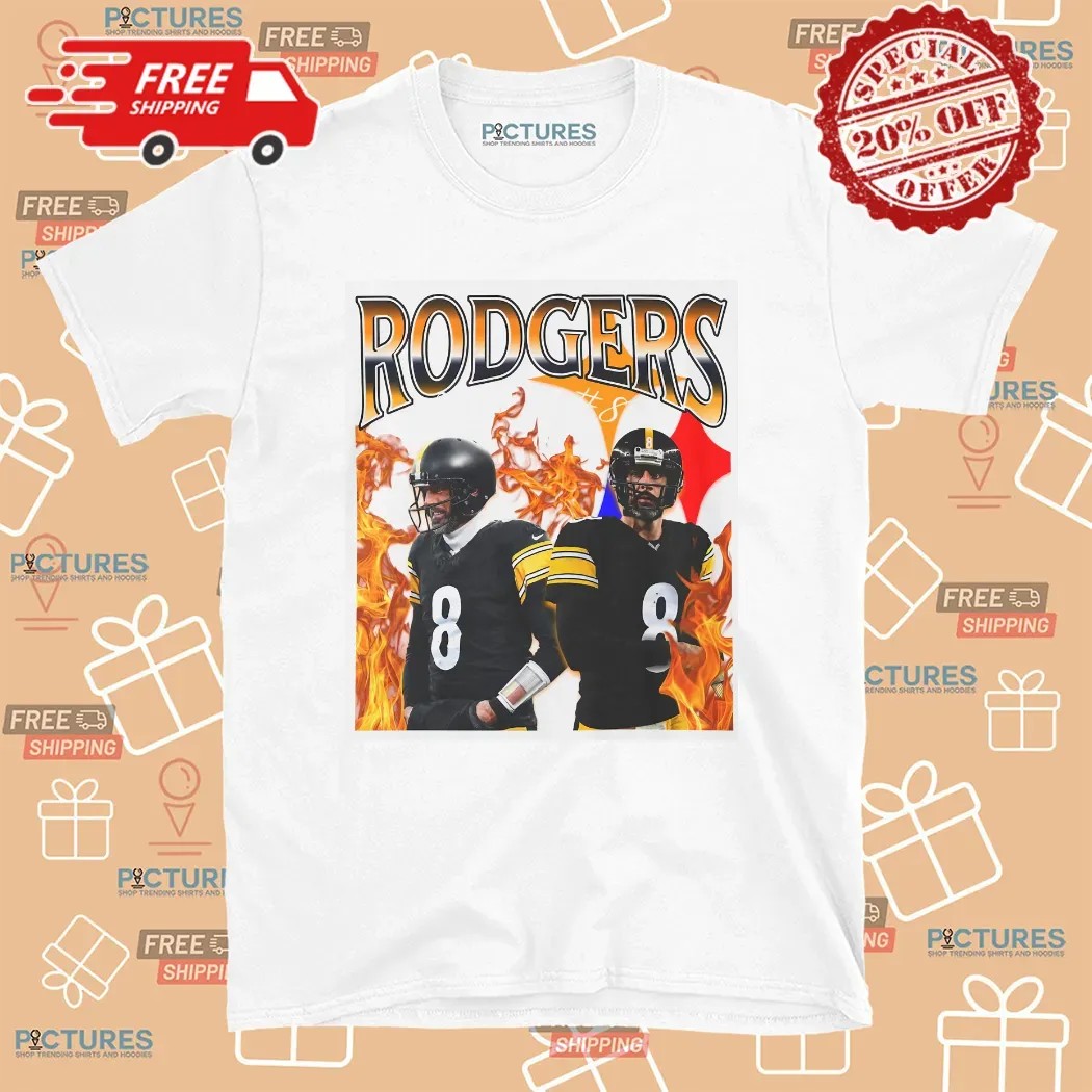 Aaron Rodgers Pittsburgh football Vintage 90s Bootleg T Shirt