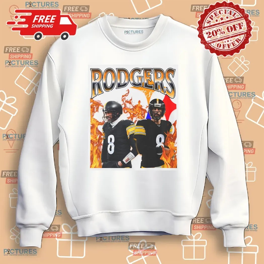 Aaron Rodgers Pittsburgh football Vintage 90s Bootleg T Shirt