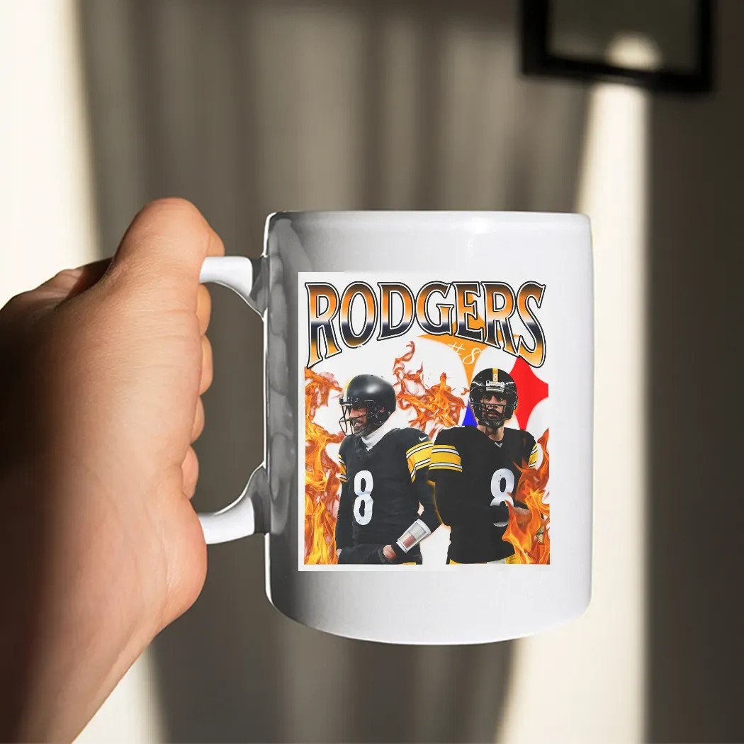 Aaron Rodgers Pittsburgh football Vintage 90s Bootleg T Shirt