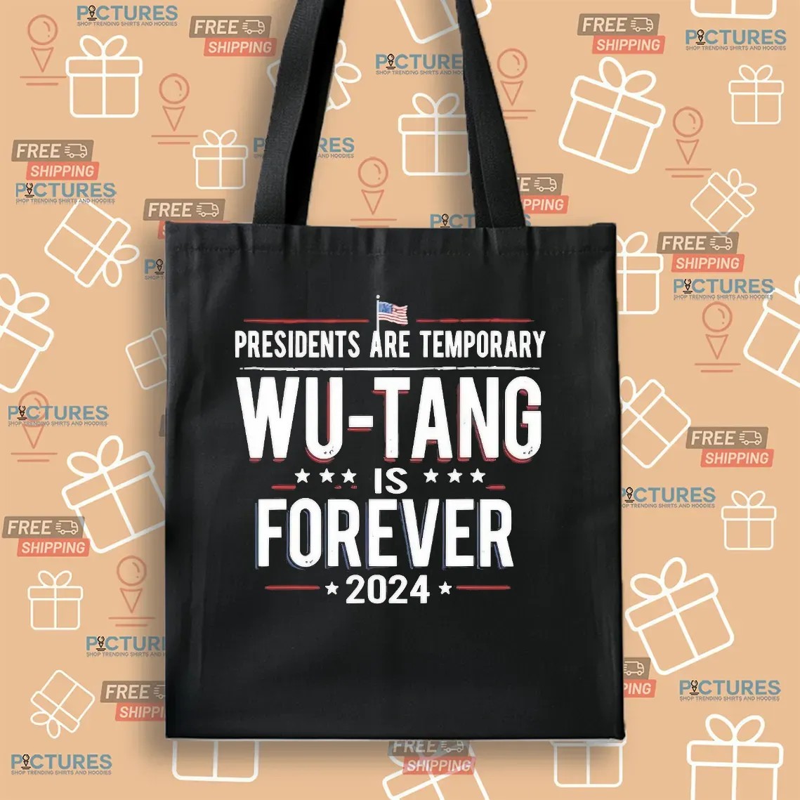 Abe Lucas Wearing Presidents Are Temporary Wu-tang Is Forever 2024 T Shirt