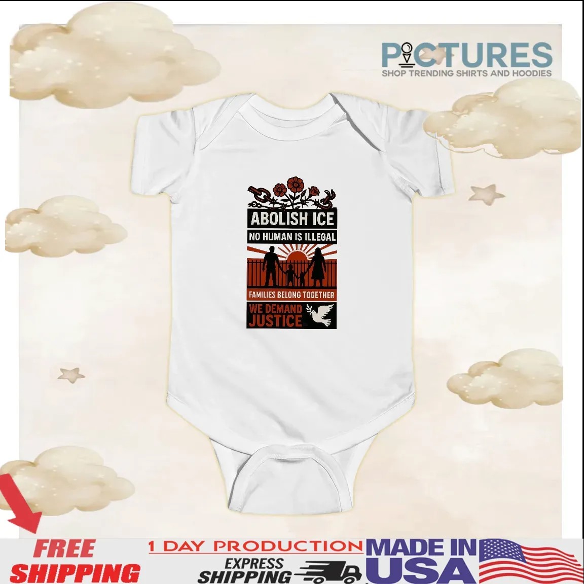 Abolish ICE No Human Is Illegal Families Belong Together Fuck ICE T Shirt