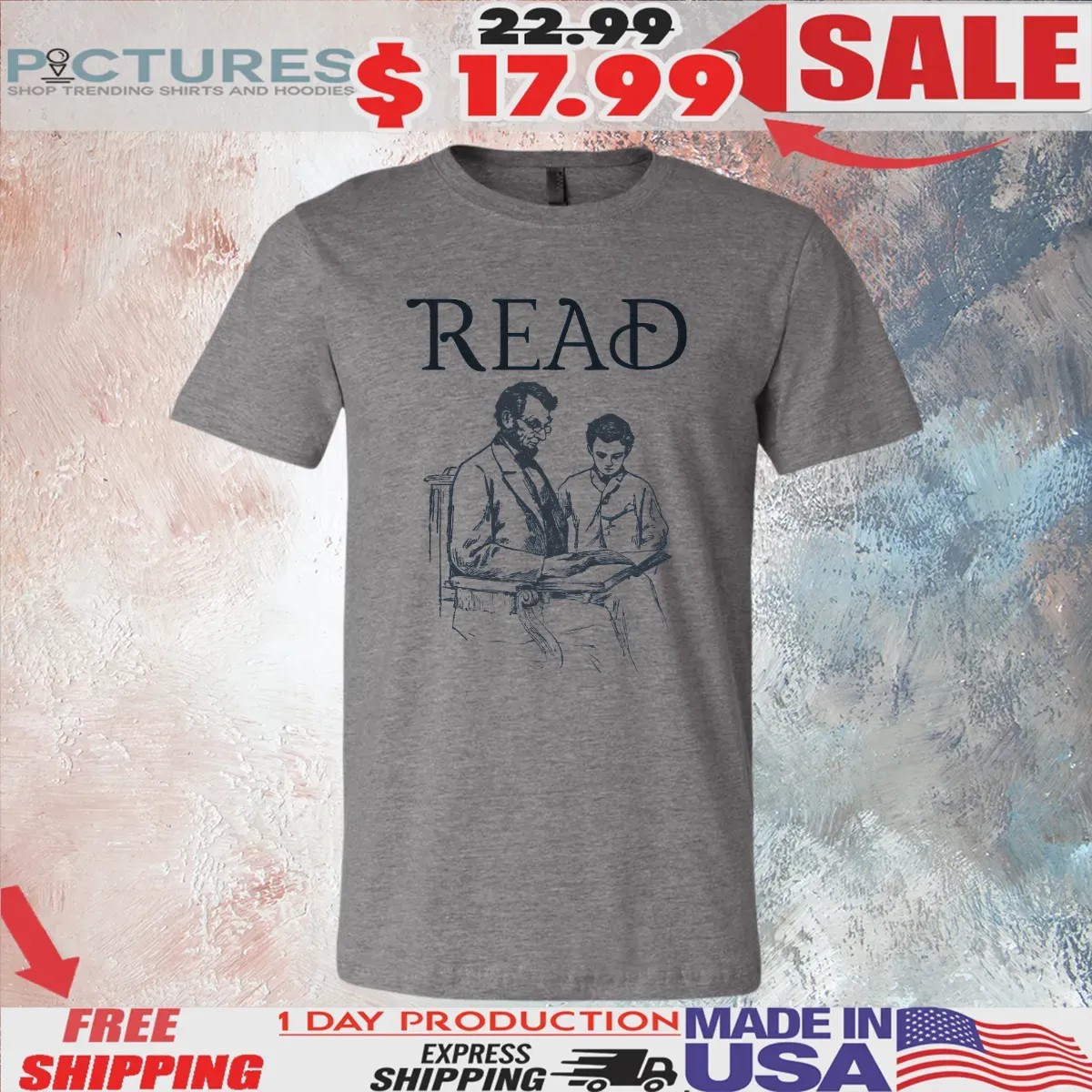 Abraham Lincoln Read T Shirt