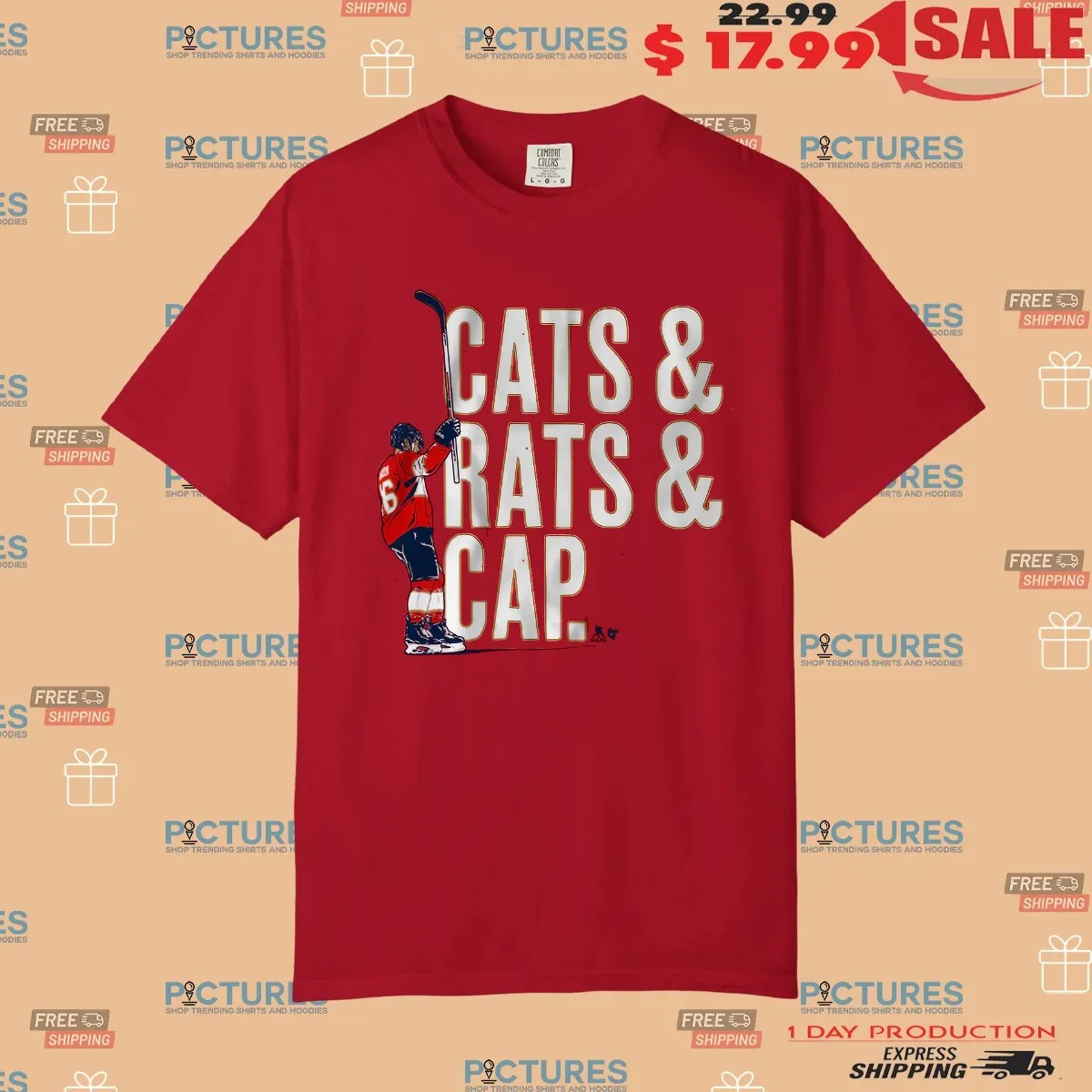 Aleksander Barkov Florida Panthers Hockey Cats Rats Cap T Shirt