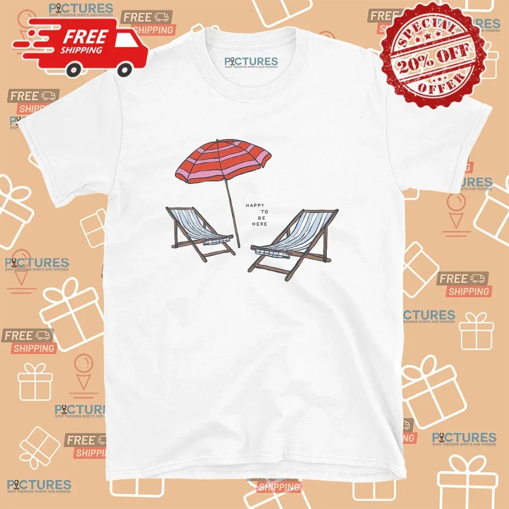 Allie Rose Co Happy To Be Here T Shirt