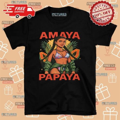 Amaya Papaya Tropical Bombshell Island T Shirt