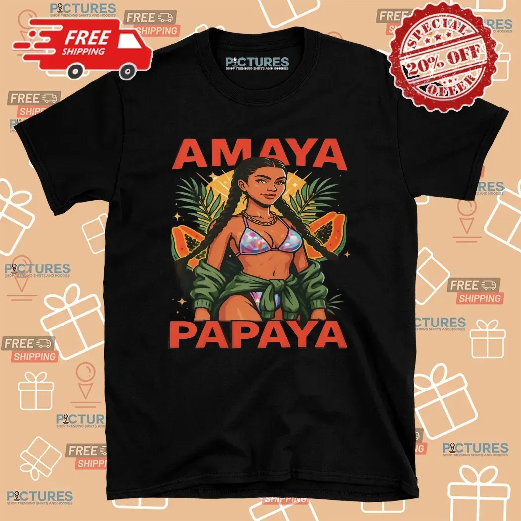 Amaya Papaya Tropical Bombshell Island T Shirt