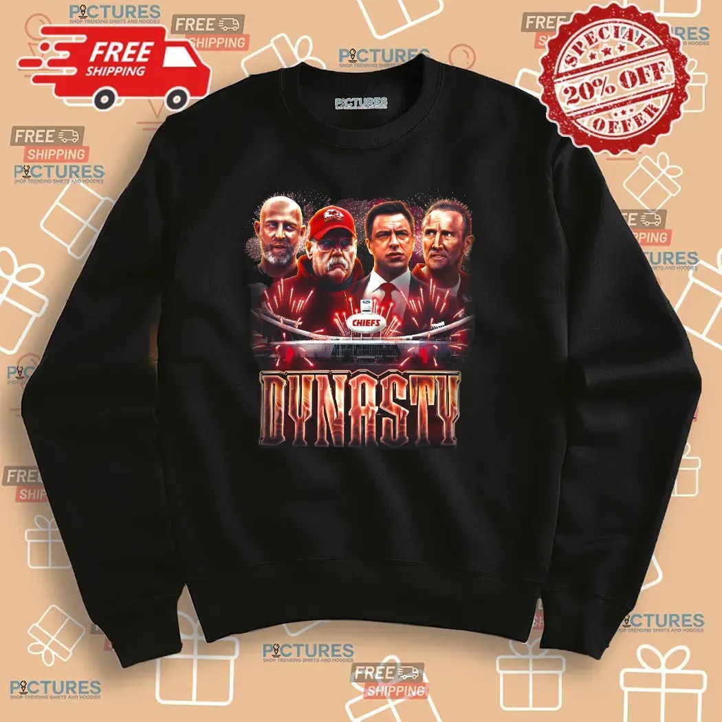 Andy Reid Brett Veach Kansas City Chiefs NFL Dynasty Fireworks T Shirt