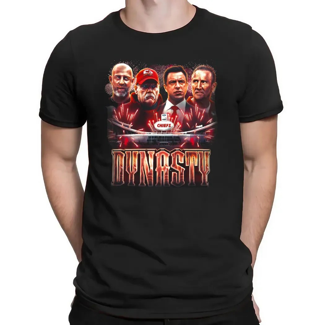 Andy Reid Brett Veach Kansas City Chiefs NFL Dynasty Fireworks T Shirt