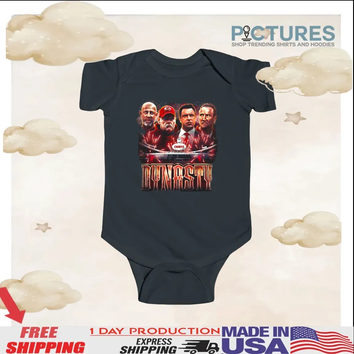 Andy Reid Brett Veach Kansas City Chiefs NFL Dynasty Fireworks T Shirt
