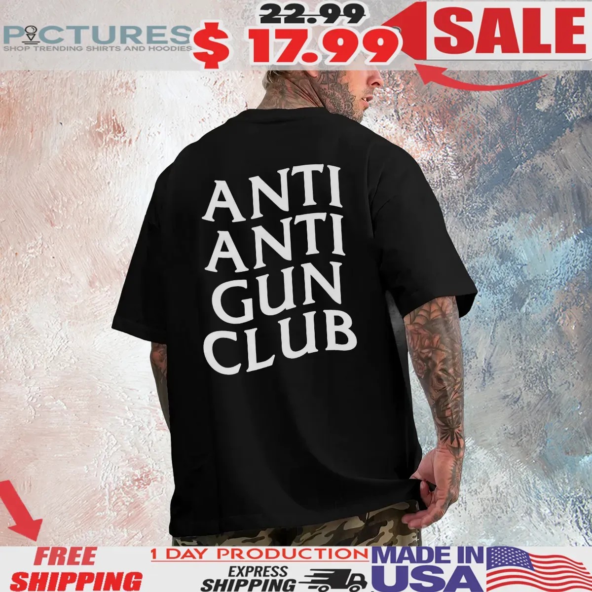 Anti Anti Gun Club T Shirt